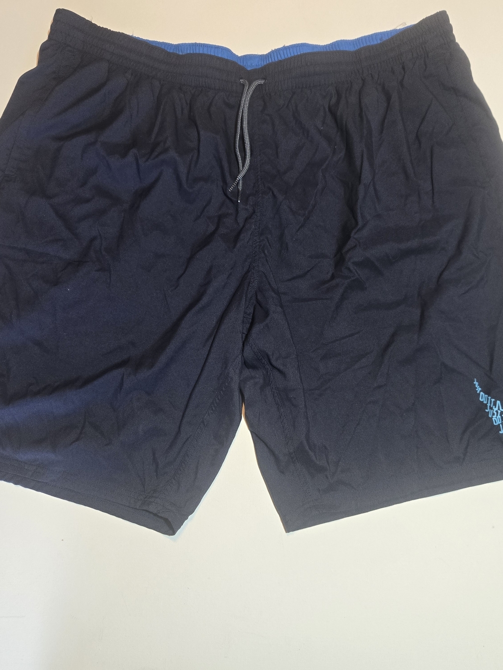Nike 3XL NWT Big and Tall Blue Swim Trunks with Blue Waistband Trim